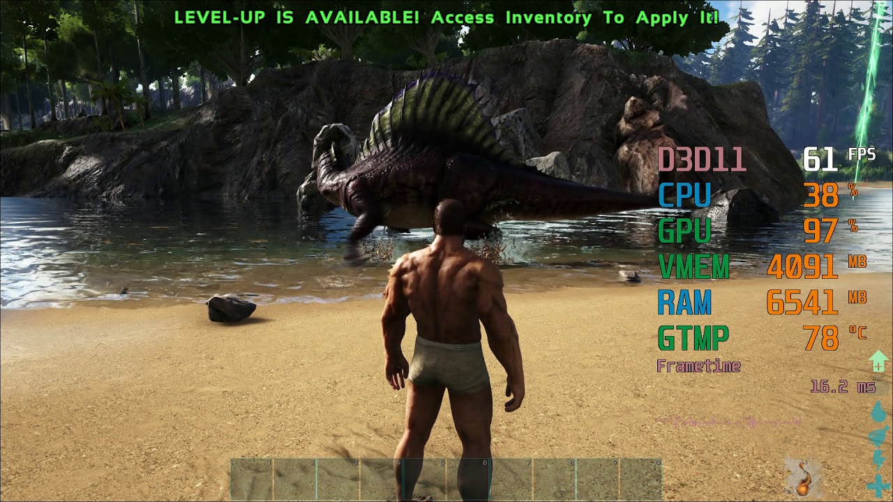GeForce RTX 2060 -- Intel Core i7-3770 -- ARK Survival Evolved FPS Test
