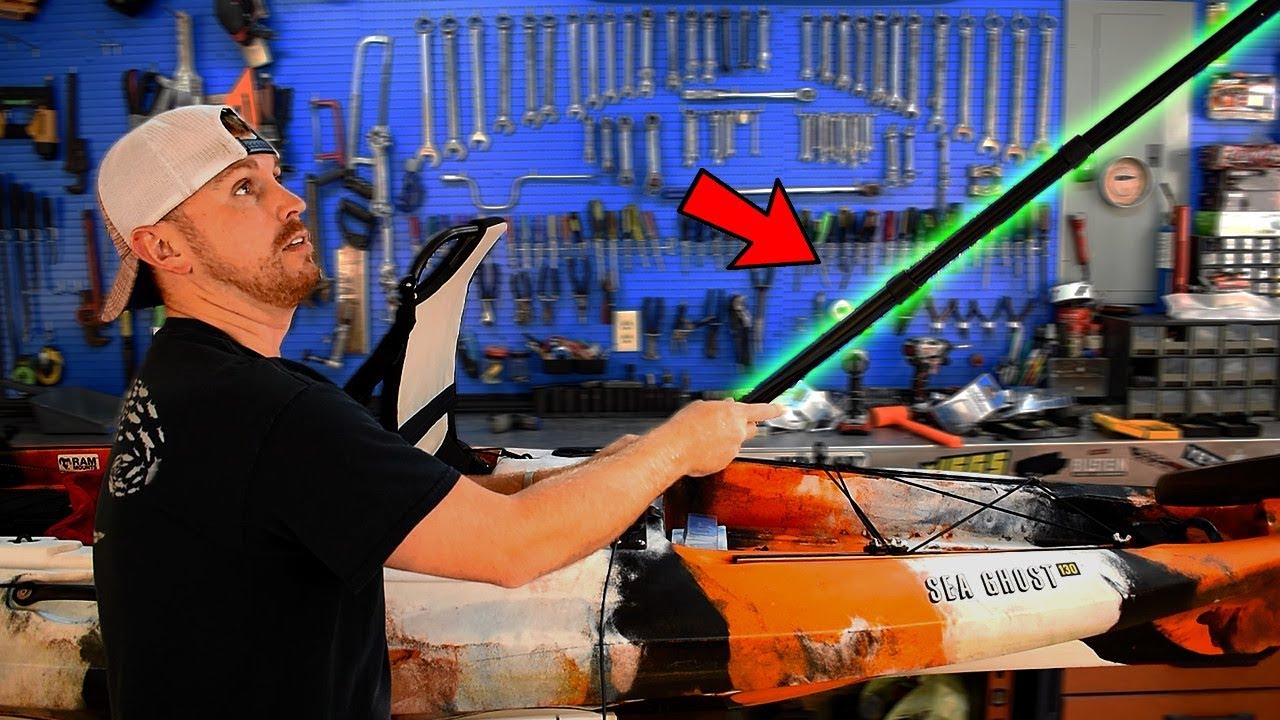 Kayak Telescopic GoPro Pole w/ ALL DAY POWER | DIY | How To