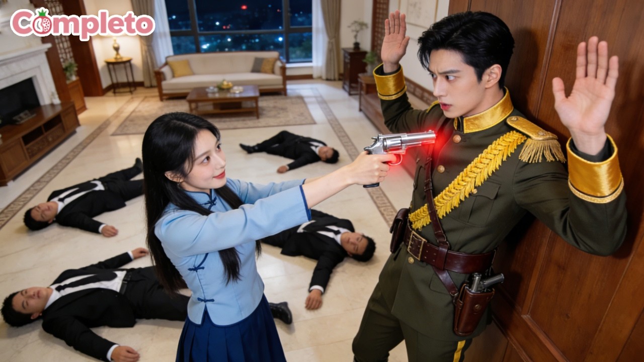 CEO quiso matar a estudiante débil q vio su crimen—ella arrebata el arma y lo apunta! Él se enamora！