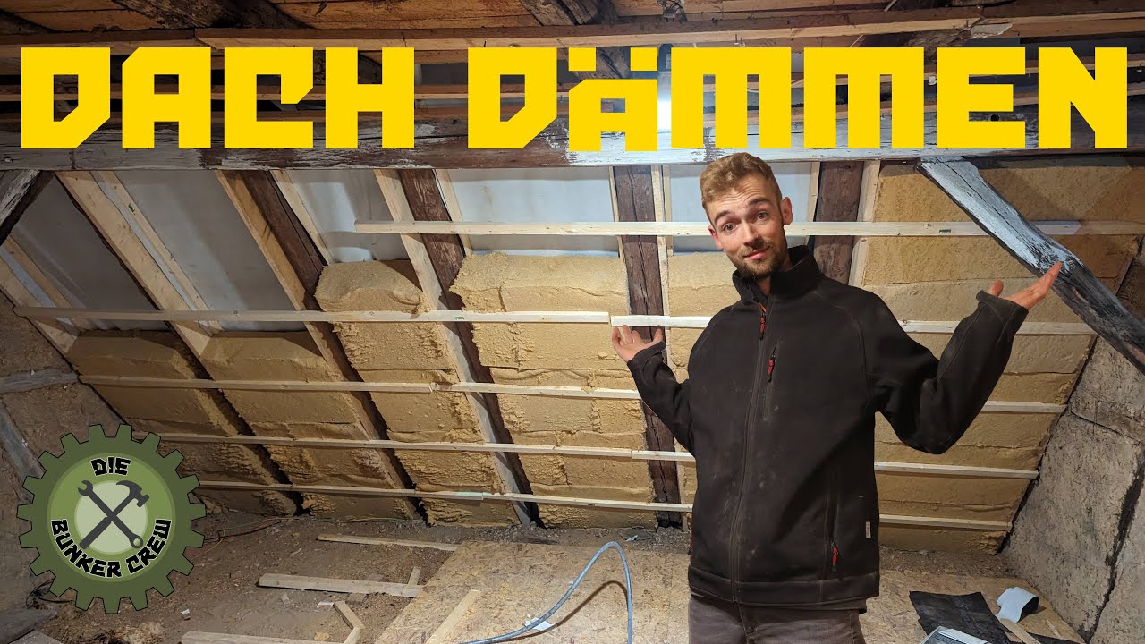 Wir dämmen unser Dach mit Holzfaser von innen - Sanierung 300 Jahre altes Fachwerkhaus