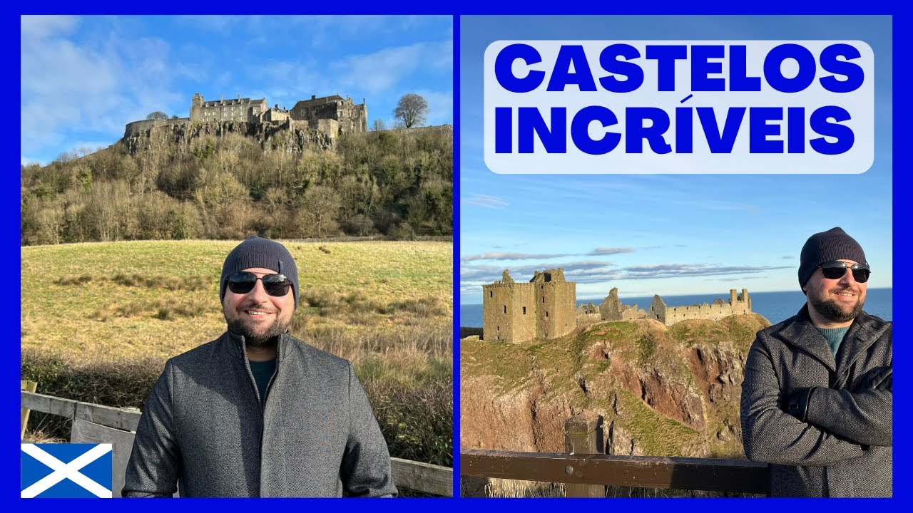 Os dois castelos mais bonitos da Escócia | Stirling e Dunnottar Castle | Viaja Rafa