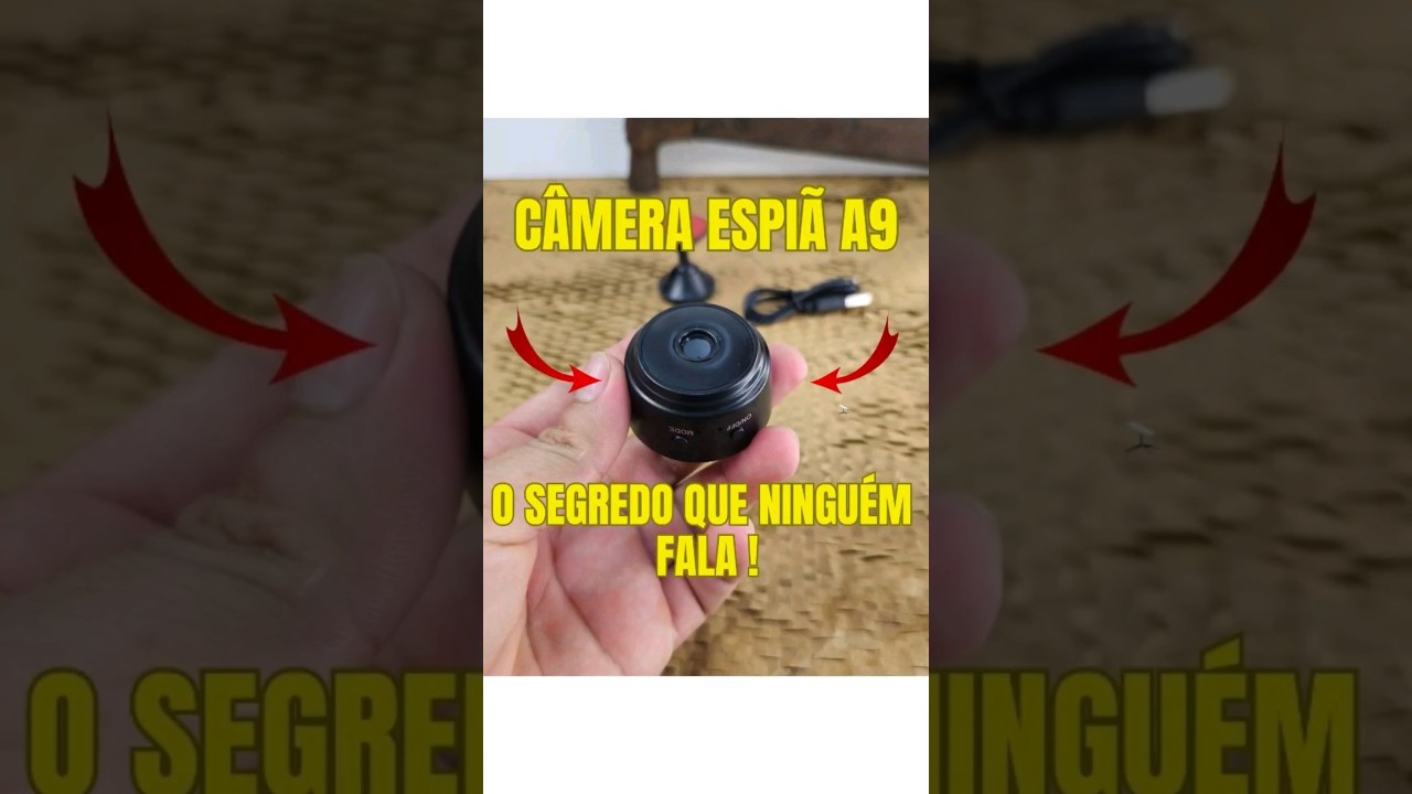 😱O segredo da c&acirc;mera espi&atilde; A9!😳 #camera #cameradeseguran&ccedil;a #cameraespia #seguran&ccedil;a #fy #tecnologia