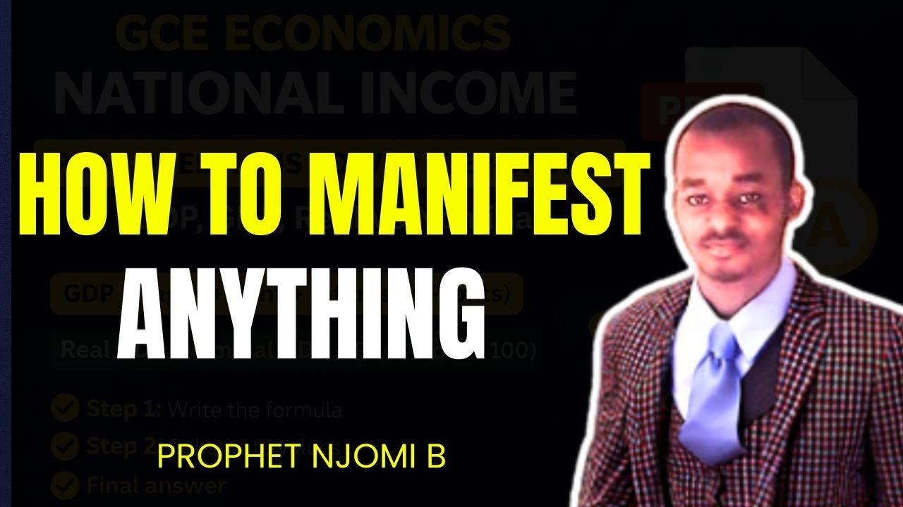 How To Manifest Anything You Want In Life | Powerful Secrets by Prophet Njomi B