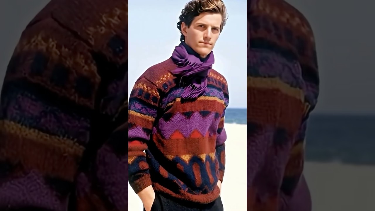 The male model in the 1980s. 