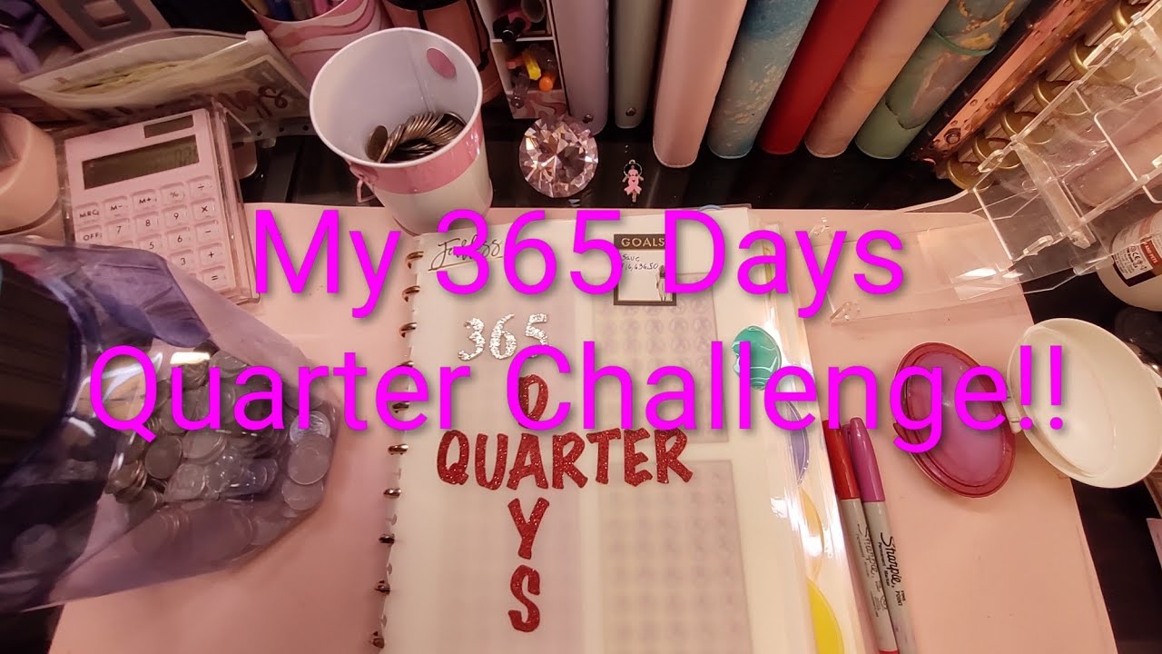 Let's save these Quarters!! Saving $31.25 in my 365 Days Quarter Challenge.