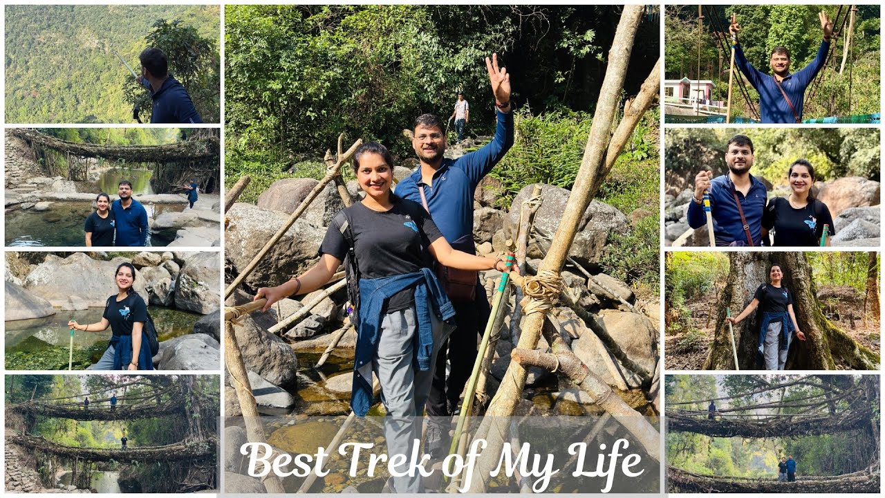 EP#1 Complete trekking experience to Double Deker living root bridge || Nongriat-Tyrna-Shohra ||