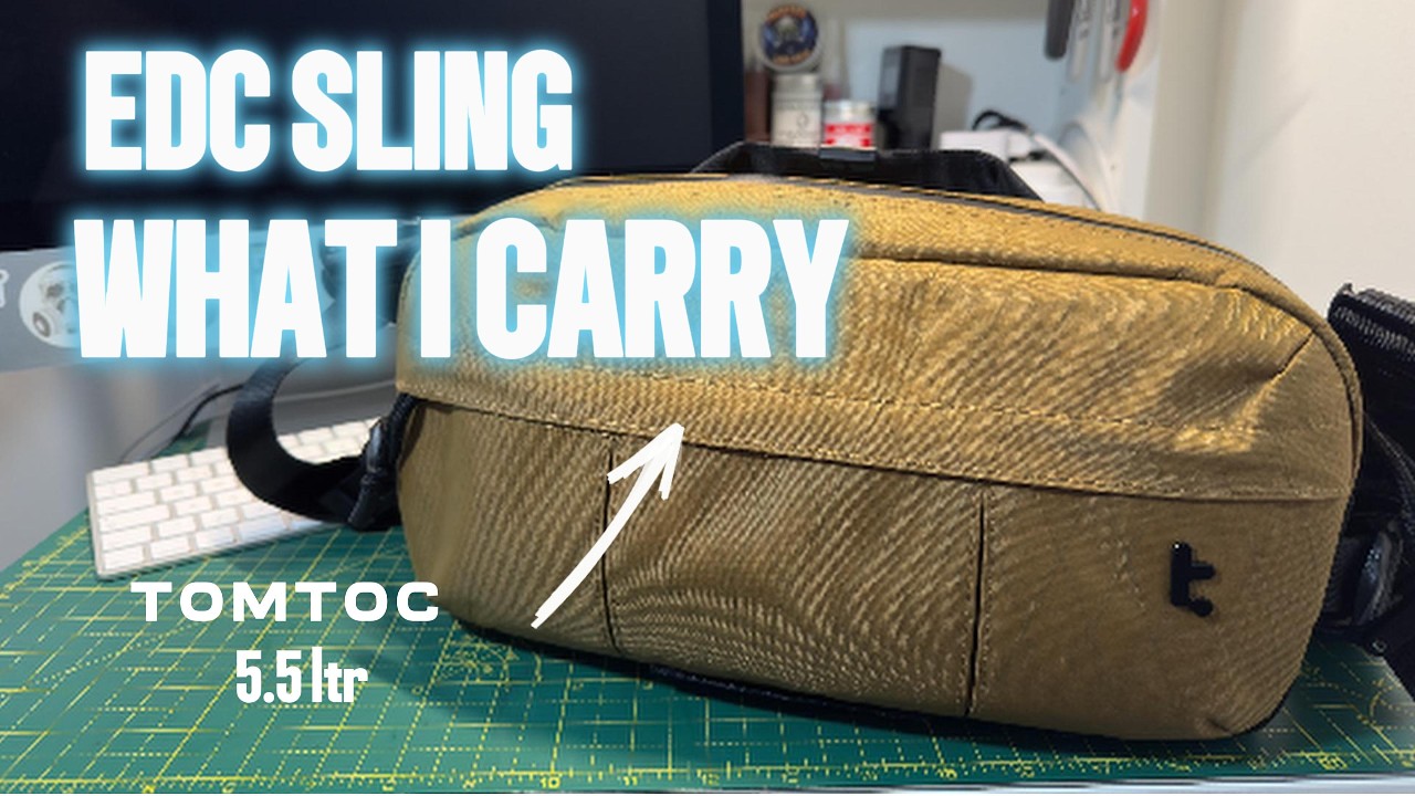 EDC Sling Bag   What I Carry