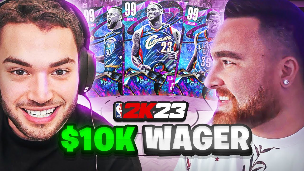 LosPollosTV $10K Wager VS Adin Ross On NBA 2K23 MyTeam! *Hilarious Trash Talk*