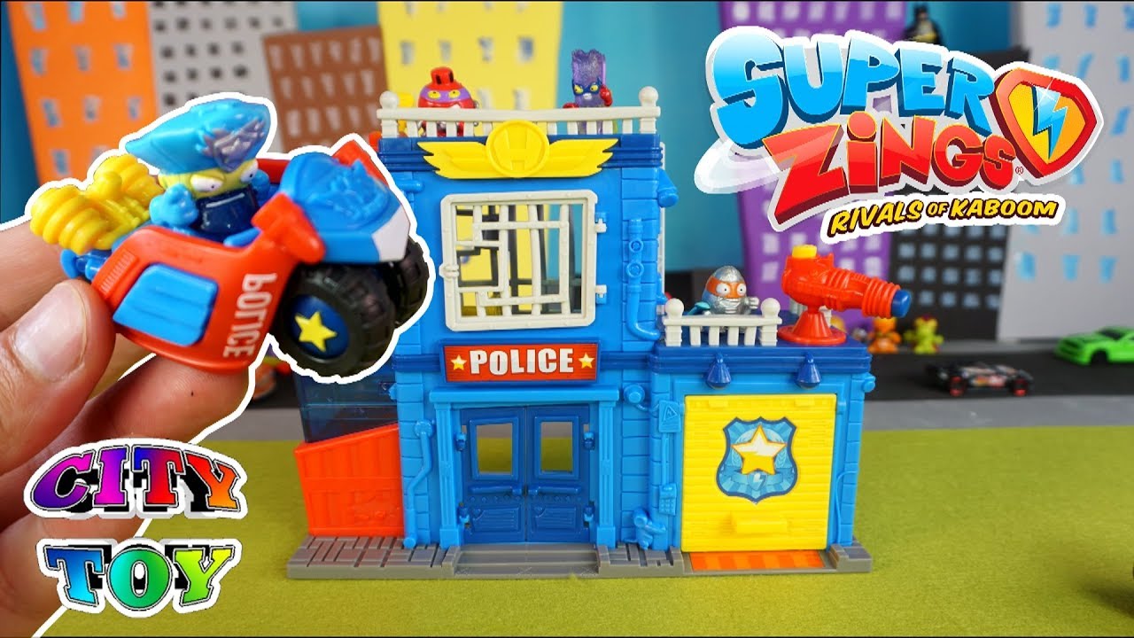 Estación de Policía Super Zings Serie 2 en City Toy