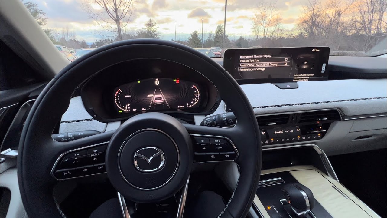 Mazda CX-90 12.3” Digital Instrument Cluster