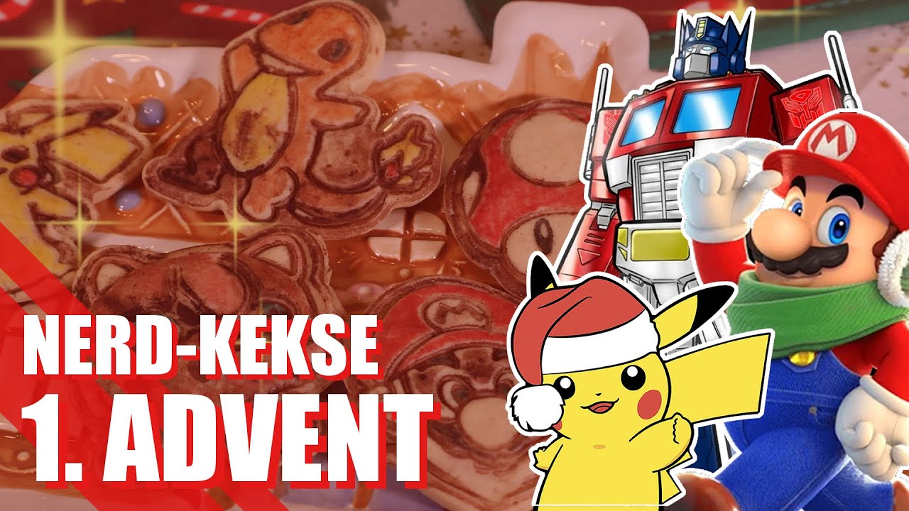 Wir backen nerdige Plätzchen!  - 1. Advent Special🕯️