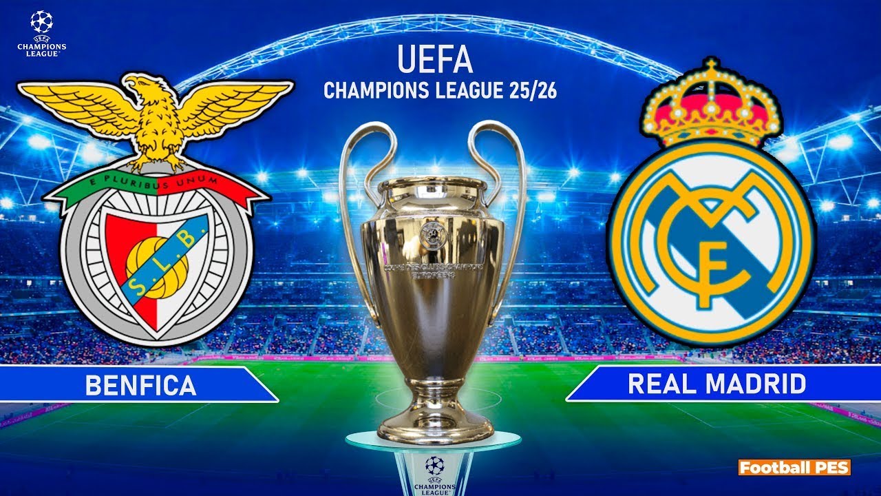 Benfica vs Real Madrid | UEFA Champions League | Full Match Gameplay | FC26 PS5 ⭐️🔥