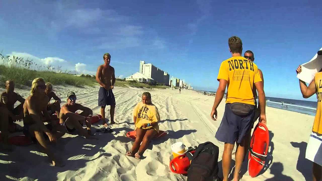 Typical Day as a Lack's Lifeguard, Myrtle Beach (GoPro Hero3 Black edition)