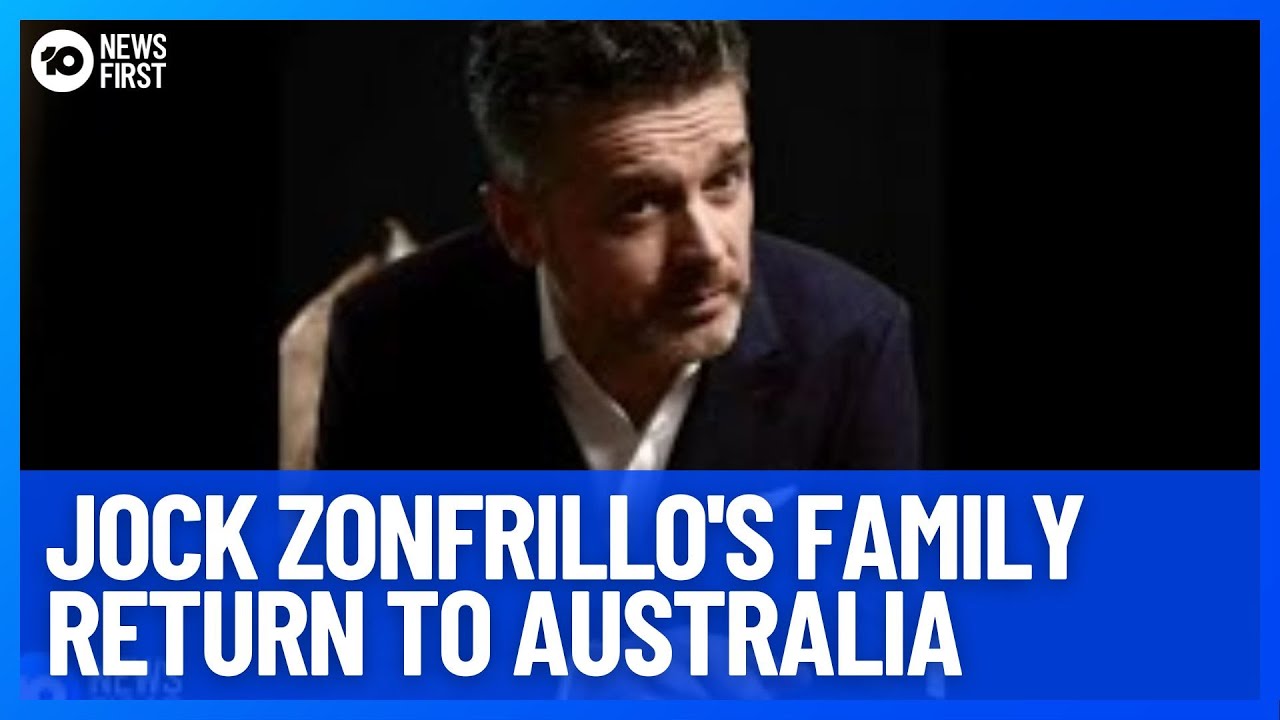 Chef Jock Zonfrillo's Family Return Home To Australia Following His Death | 10 News First