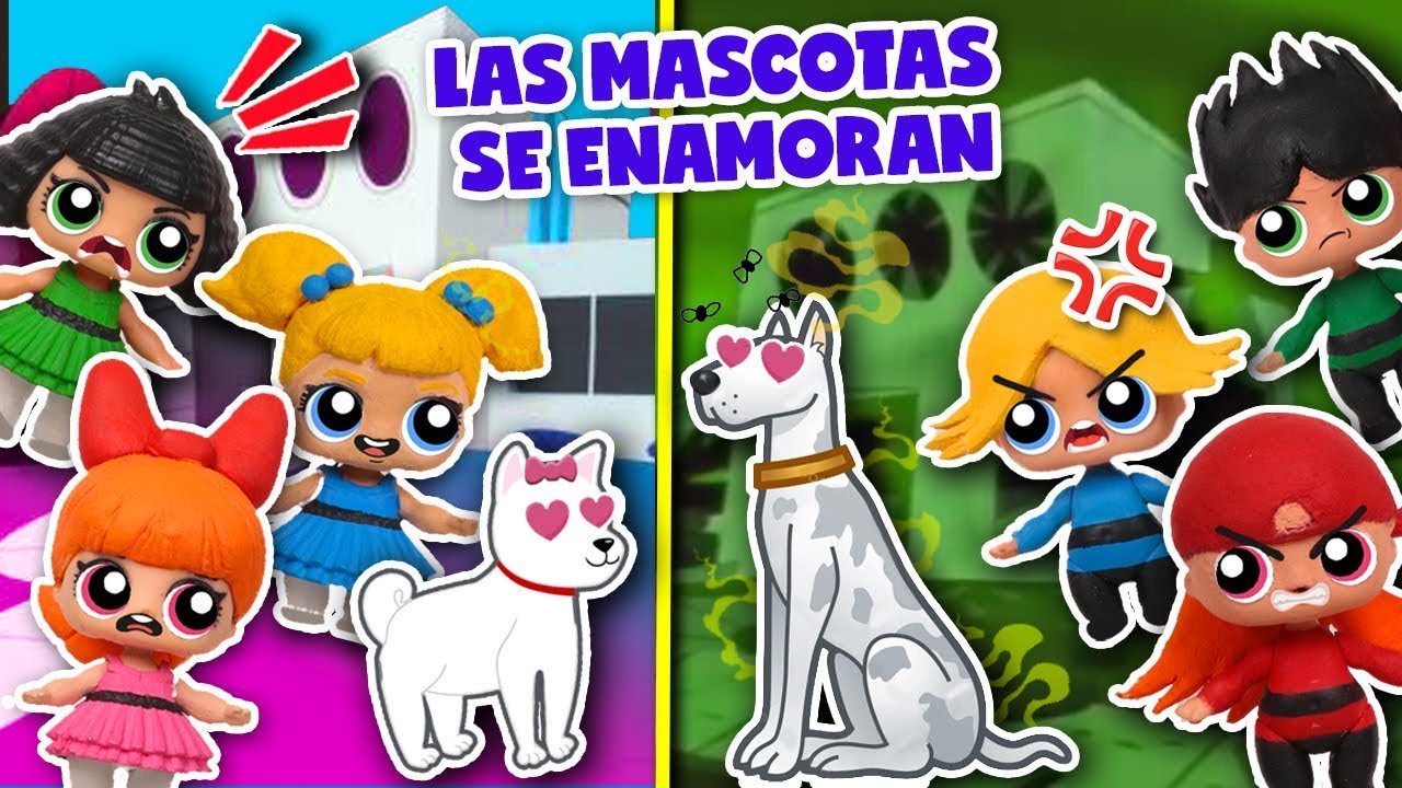Las CHICAS SUPERPODEROSAS ❤️ Sus MASCOTAS se ENAMORAN 🐶 Juguetes Fantásticos