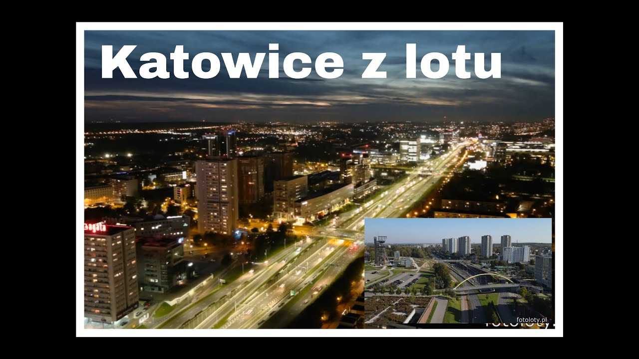 Katowice z lotu 2020 - Widok Katowic z drona