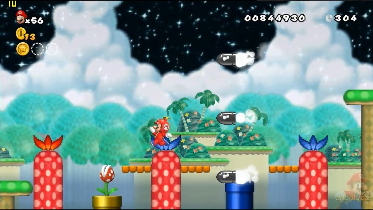 New Super Mario All Stars HD: Super Mario World REMAKE 100% Mundo 3