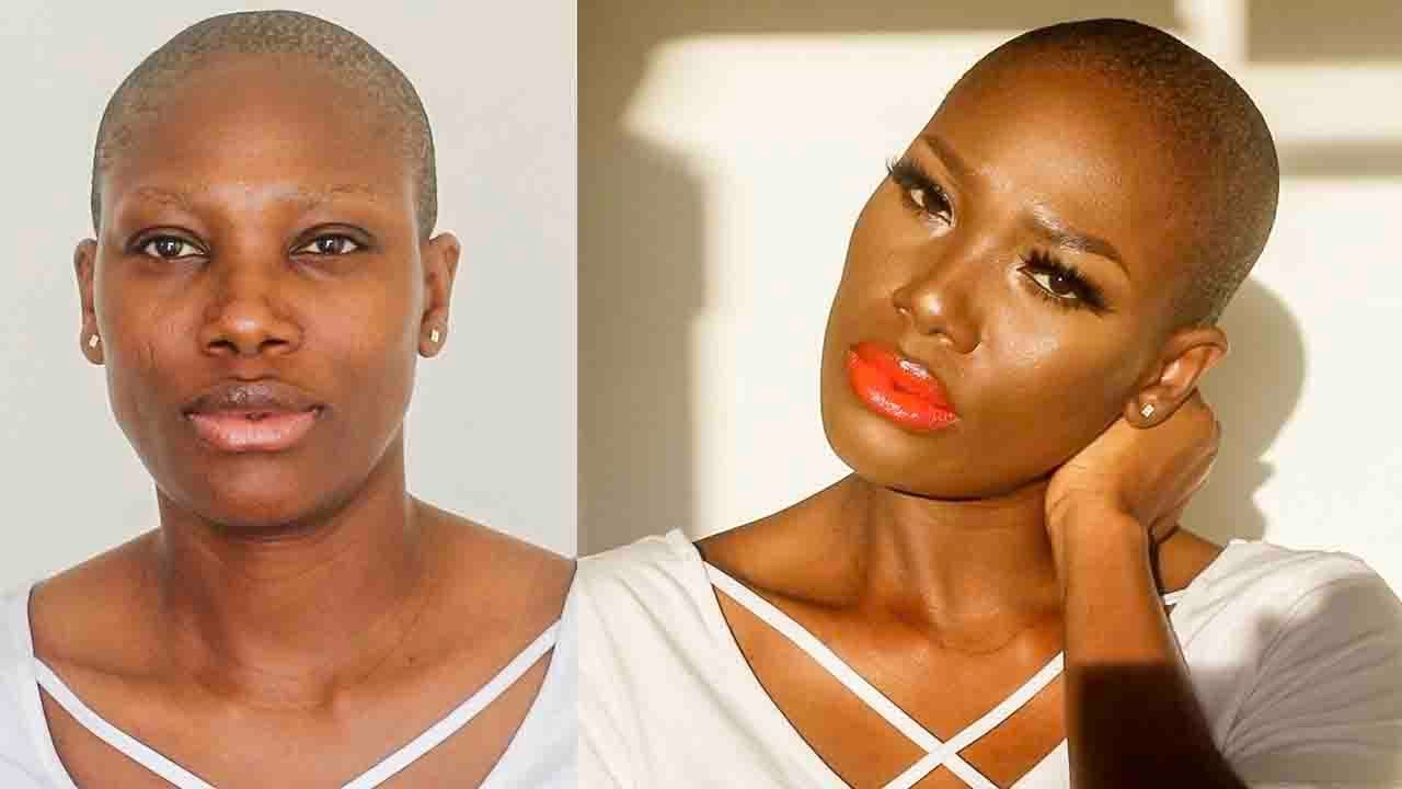 Basic To BADDIE - Beginner Friendly Makeup - Who Said You Can't Rock A BALD Head