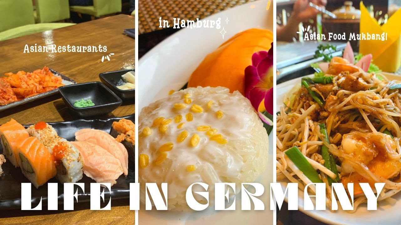 Life in Germany | When craving for asian food | Asian Restaurants in Hamburg | Asian Mukbang