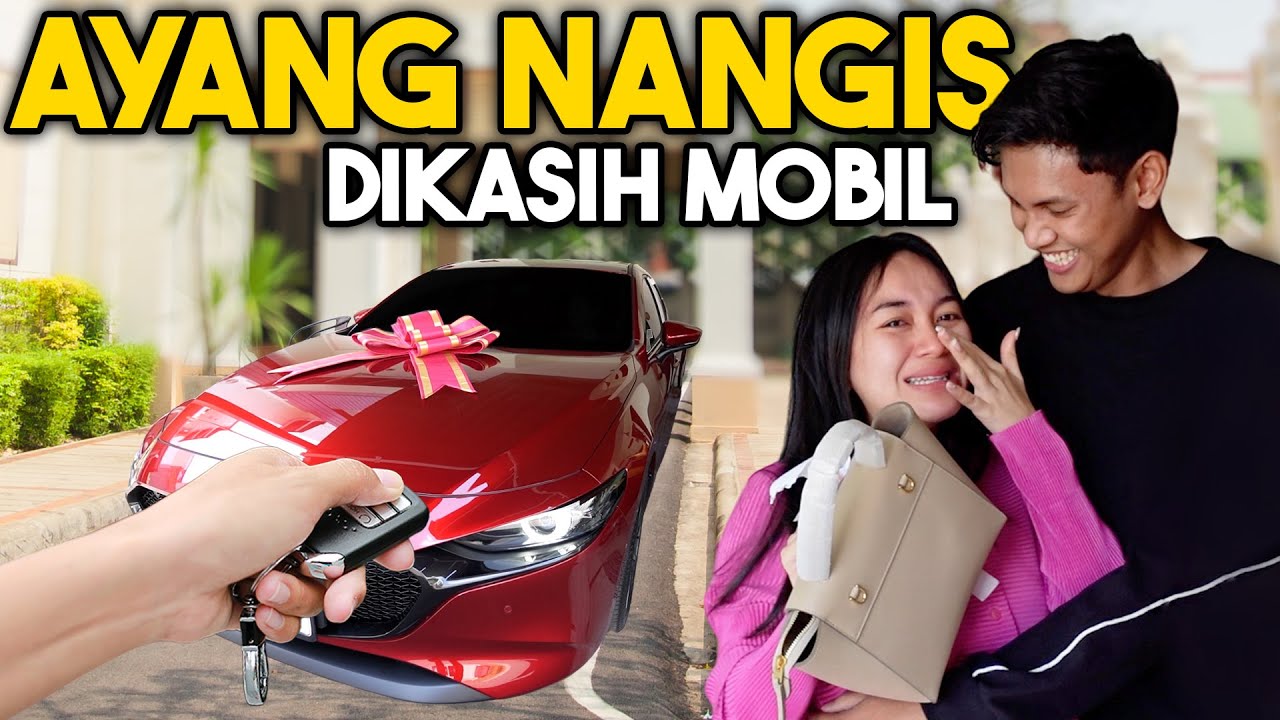 AYANG NANGIS HARU🥹🤍 MOBIL BARU DARI MAS IBNU❤️