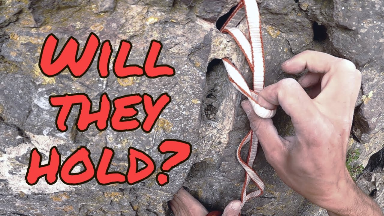 Will these SMALL BITS of rock hold if we FALL?