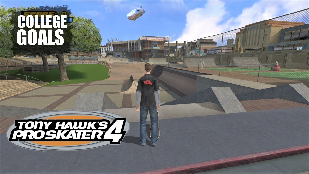 Tony Hawk's Pro Skater 4 (PS2) - College: Goals