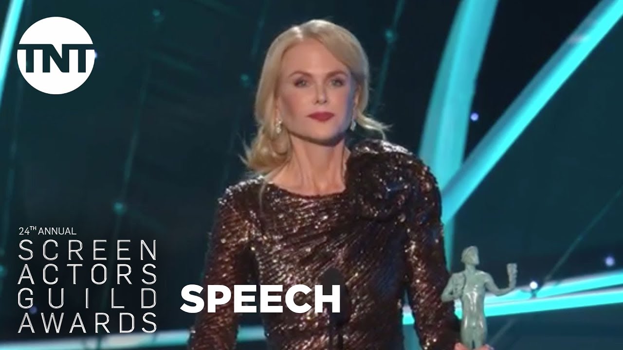 Nicole Kidman: Acceptance Speech | 24th Annual SAG Awards | TNT