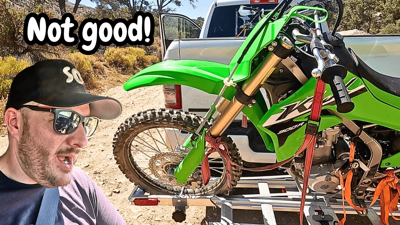 Riding KLX300R and CRF110F in the mountains | Cactus Flats OHV Area Big Bear