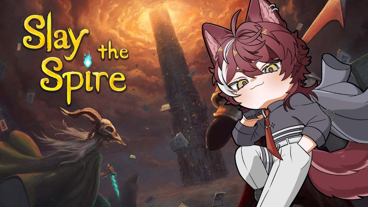 【Slay the Spire】中毒者続出の大人気ゲームに挑む！【狗叉ケイ/#Vtuber準備中 】