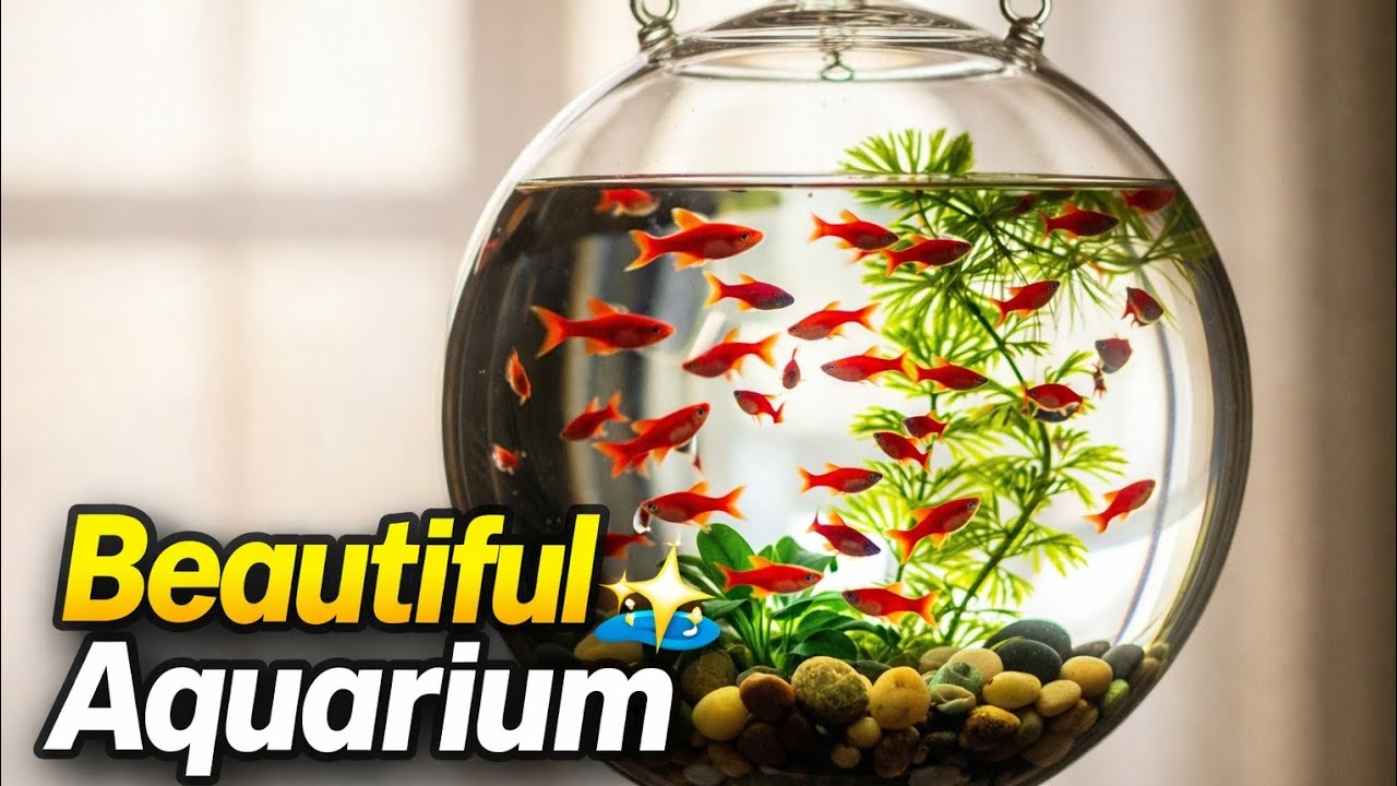 Colorful Aquarium Fish 🐠 | Beautiful Aquarium Fish Video in 4K | Relaxing Long Video