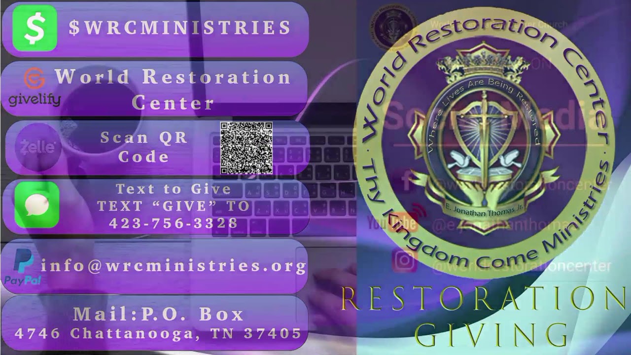 World Restoration Center Church Live  Message