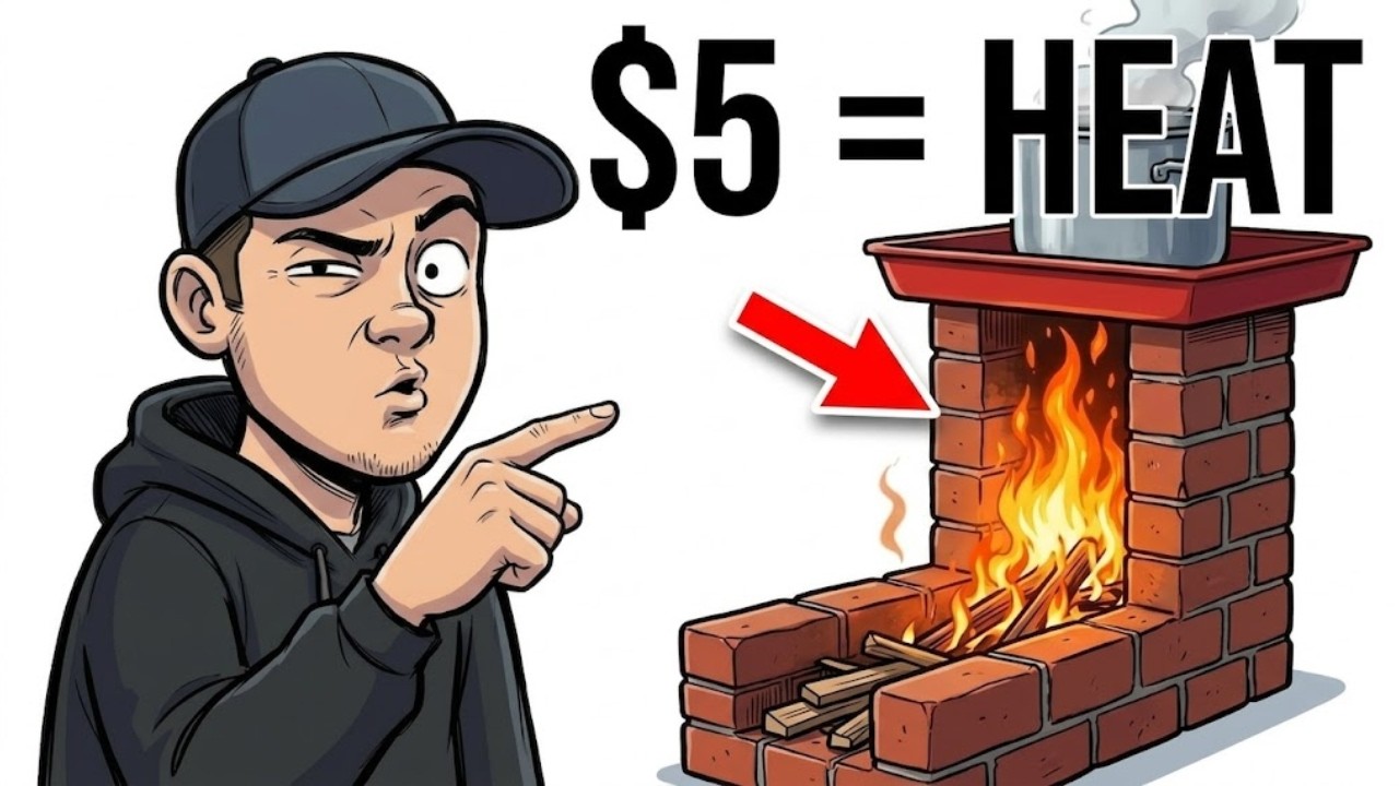 Никакого газа. Никаких дров. Никакой электросети. Это устройство за 5 долларов обогревает комнату...