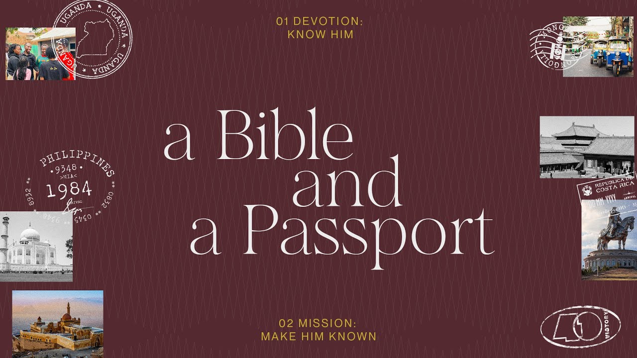 A Bible and a Passport Week 1 | What's My Purpose? | Patrick Mercado