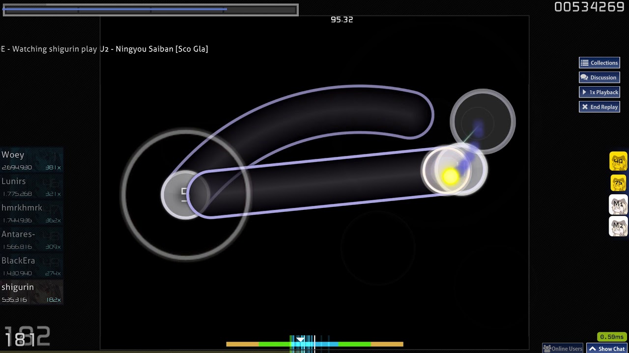 osu! U2 - Ningyou Saiban [Sco Gla]  FC!!