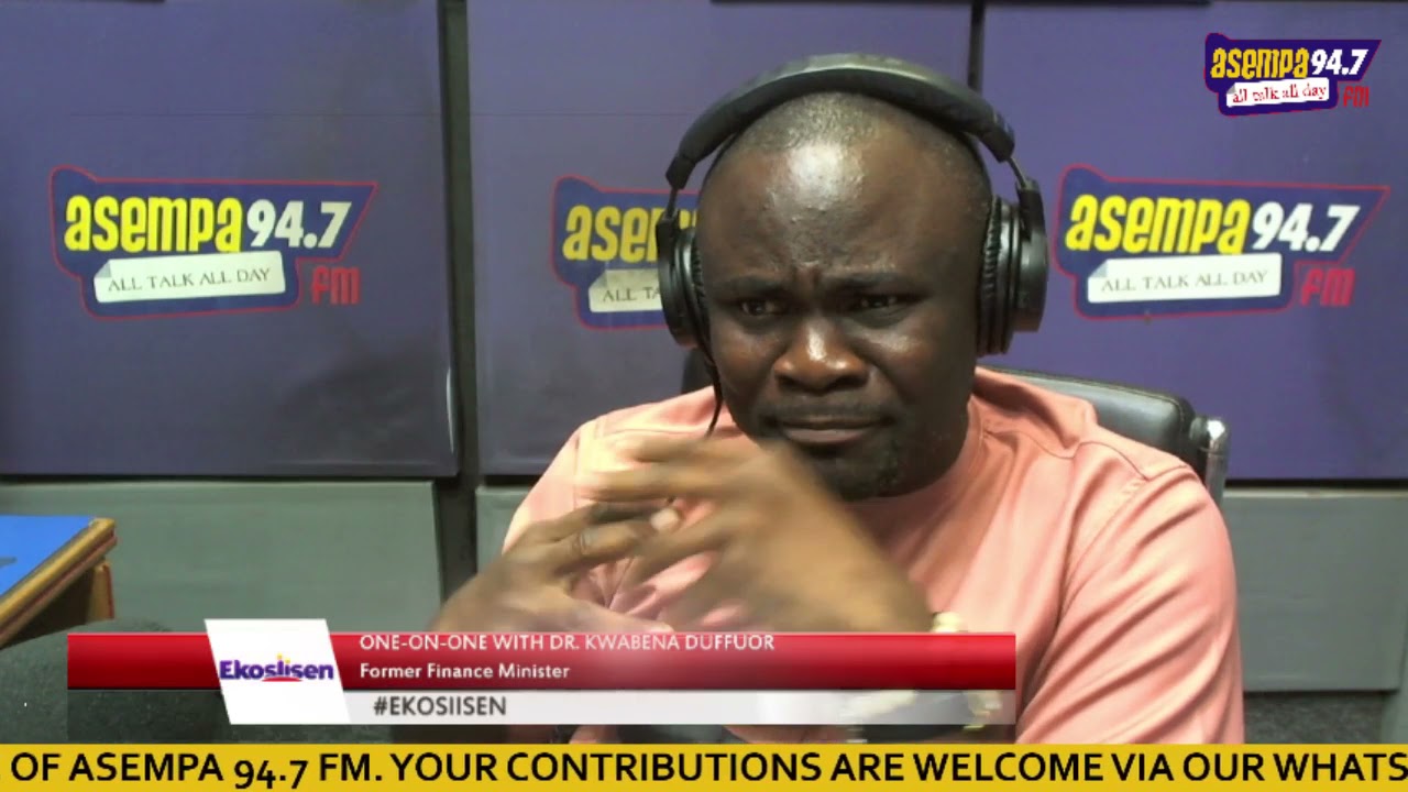EKOSIISEN ONE-ON-ONE WITH DR. KWABENA DUFFUOR, FORMER FINANCE MINISTER (30-11-21)