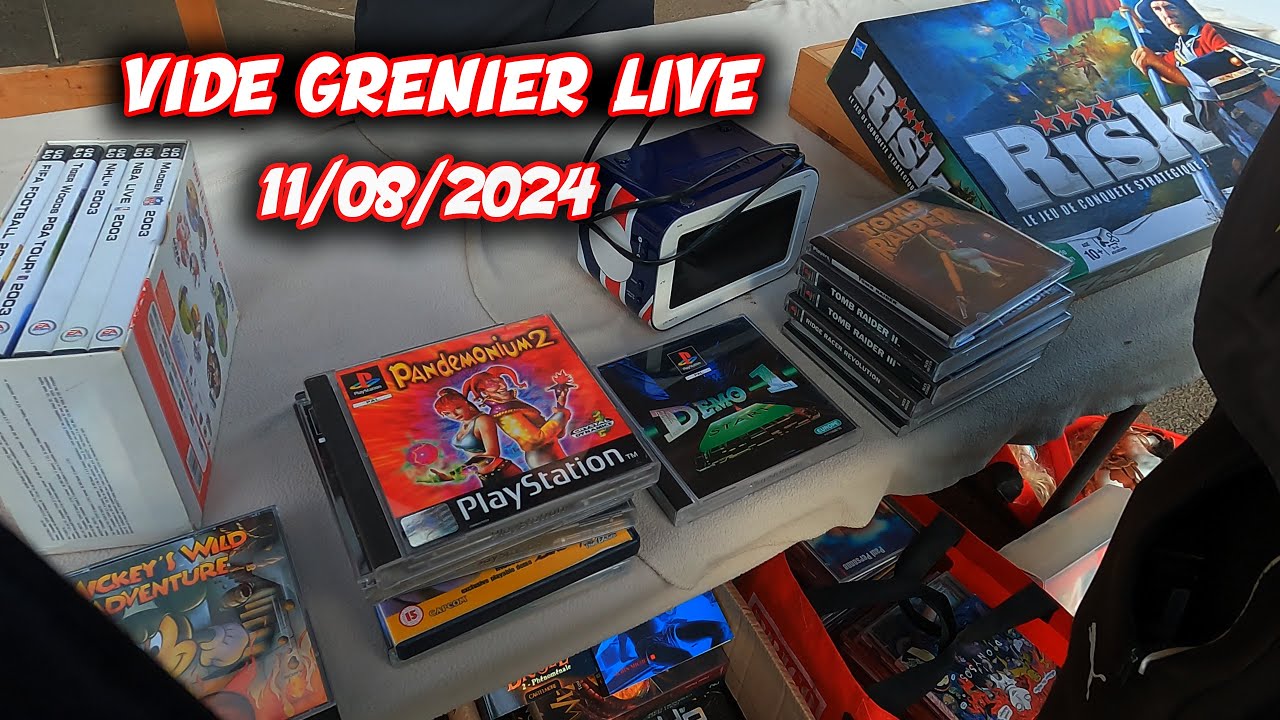 Vide Grenier Live 11/08/2024 : 2 Silent Hill en 2 Weekends du Rétro et des cartes  !!