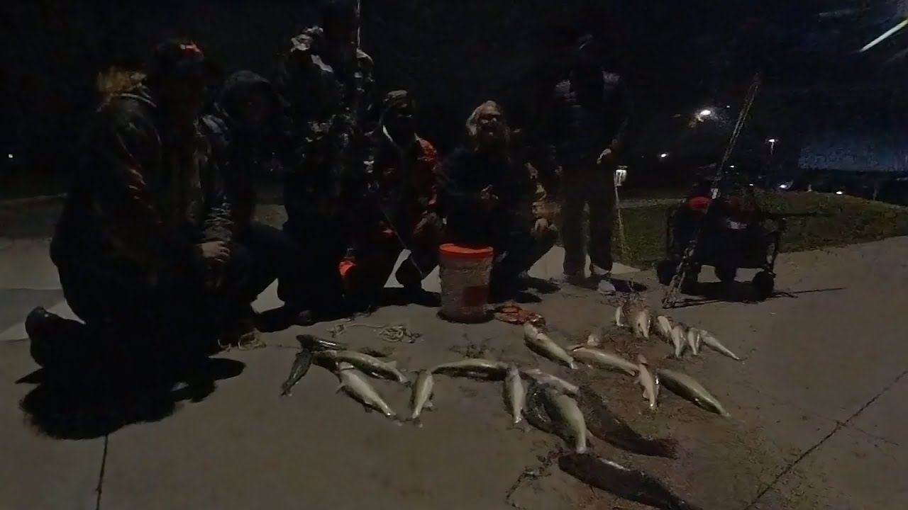 League Night Oct 23 Detroit River Walleye Shore Fishing