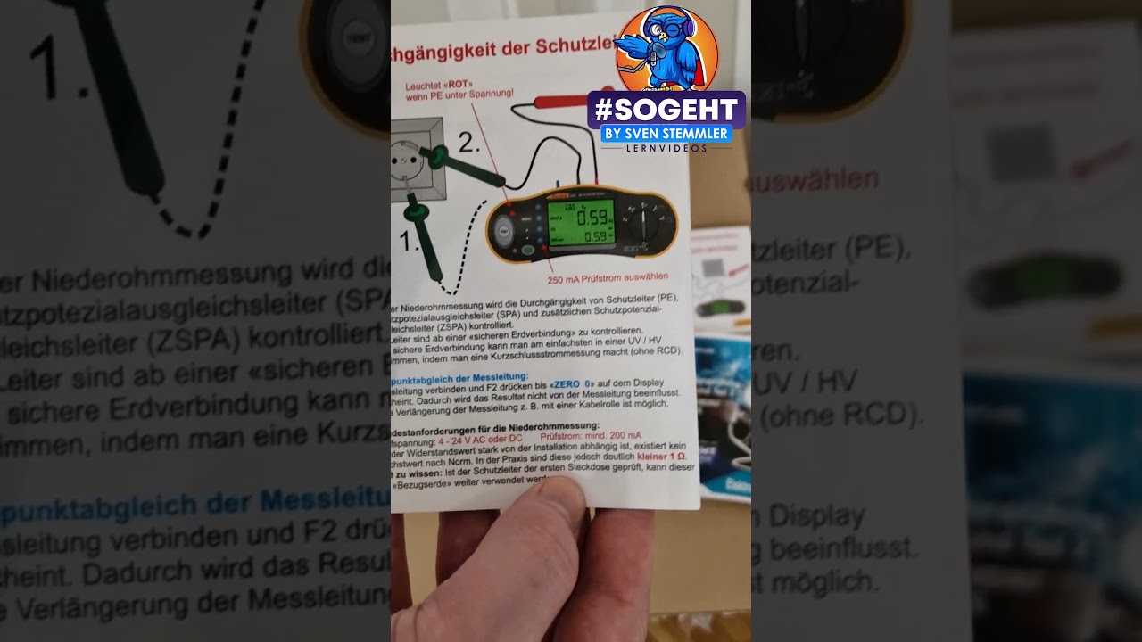 Der ultimative Profi-Spicker f&uuml;r VDE 0100-600 Messungen!