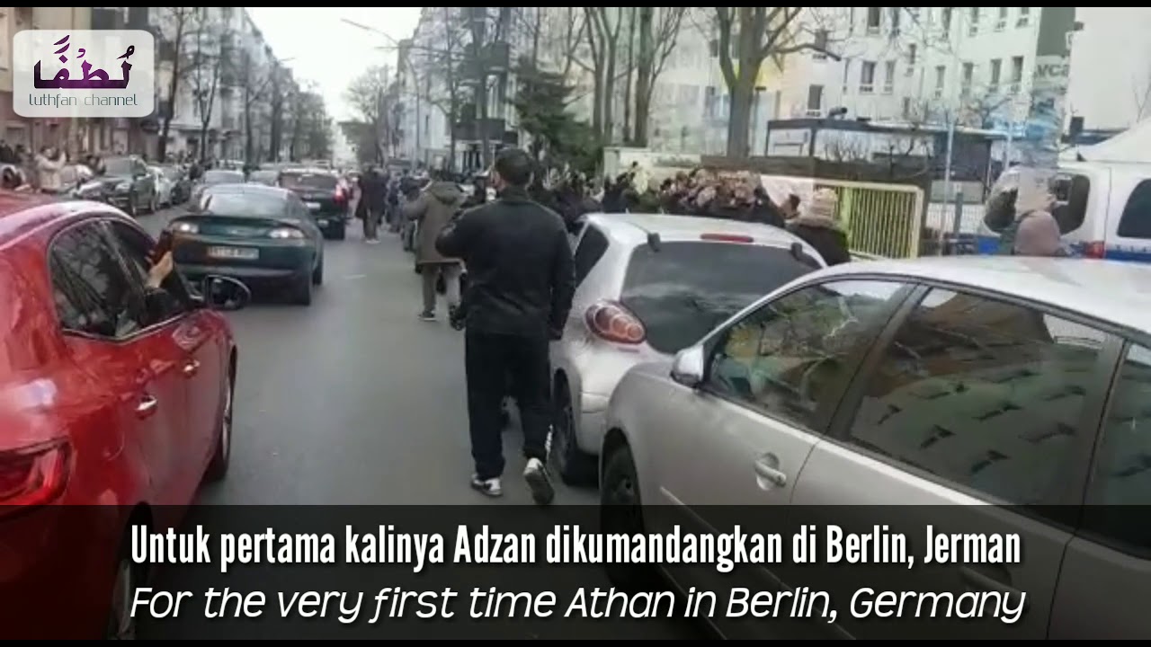 MENGHARUKAN..!! Azan Pertama Kali Dikumandangkan Secara Terbuka di Jerman