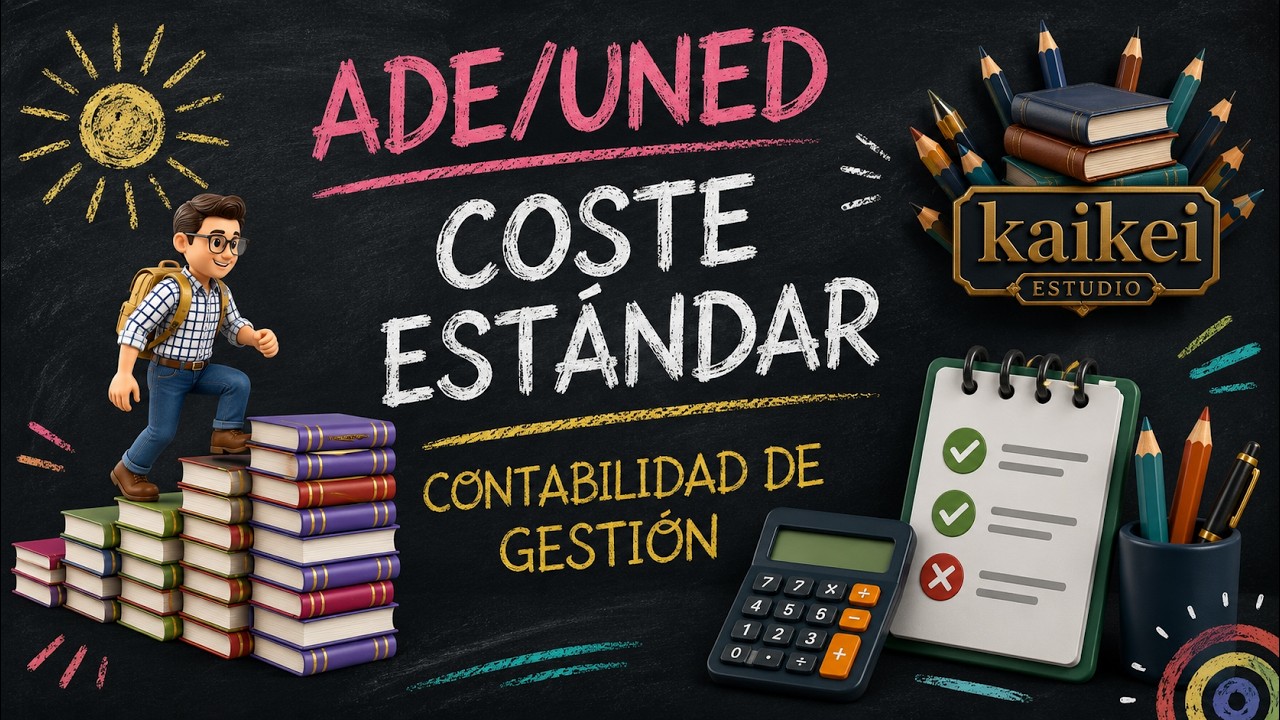 ✍ 📝💻Coste ESTÁNDAR y cálculo de DESVIACIONES. Contabilidad de Gestión ADE UNED✍📝💻