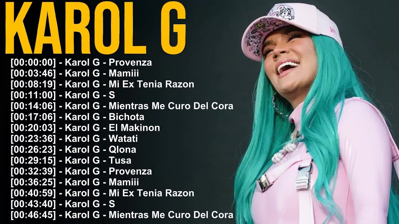 Best of Karol G ⭐ Top Latin Pop Reggaeton Hits Playlist Loved Worldwide