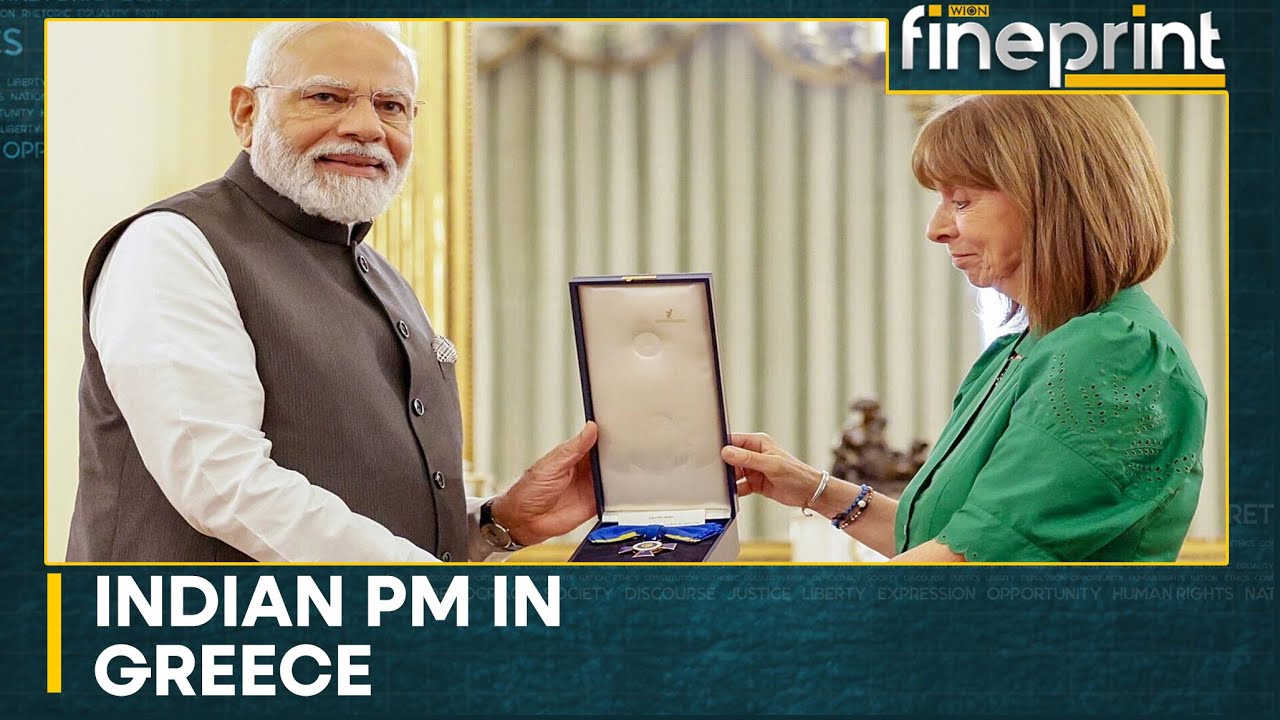 Greece foreign minister calls Modi's visit 'historic' | WION Fineprint