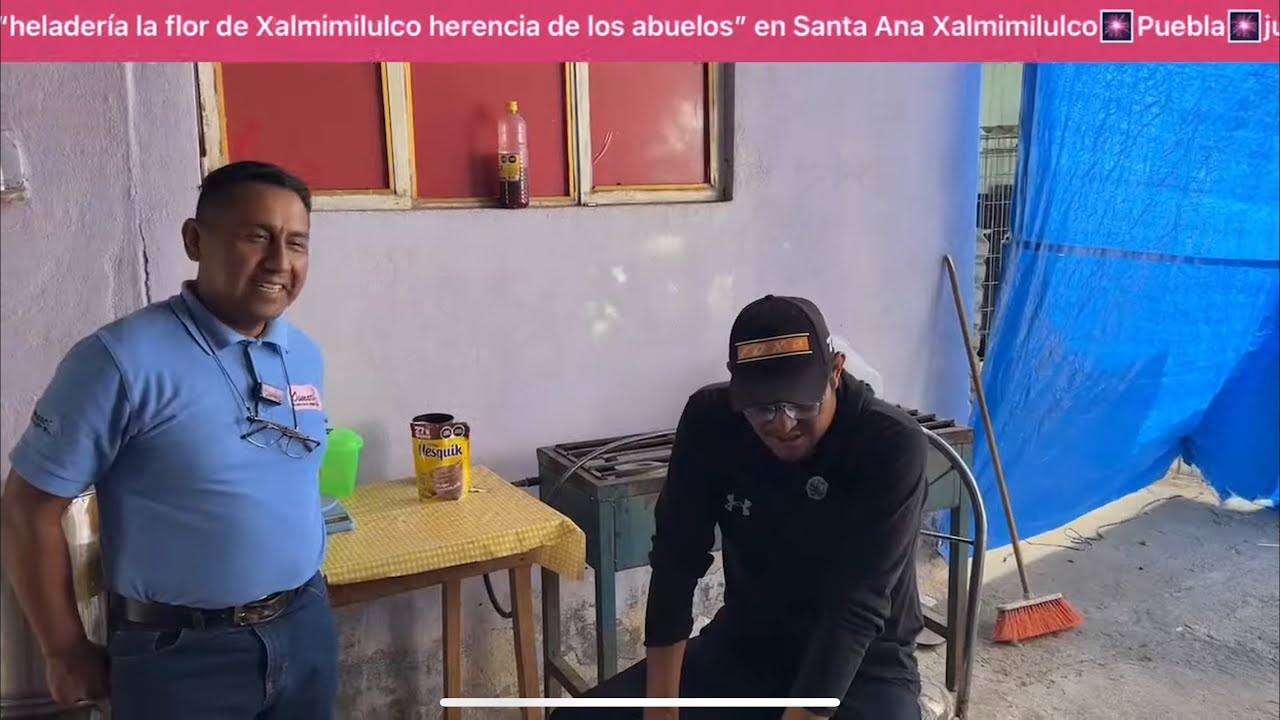 ✨Conociendo la tradicional torta de helado en Santa Ana Xalmimilulco🎆Puebla🎆jueves 12/marzo