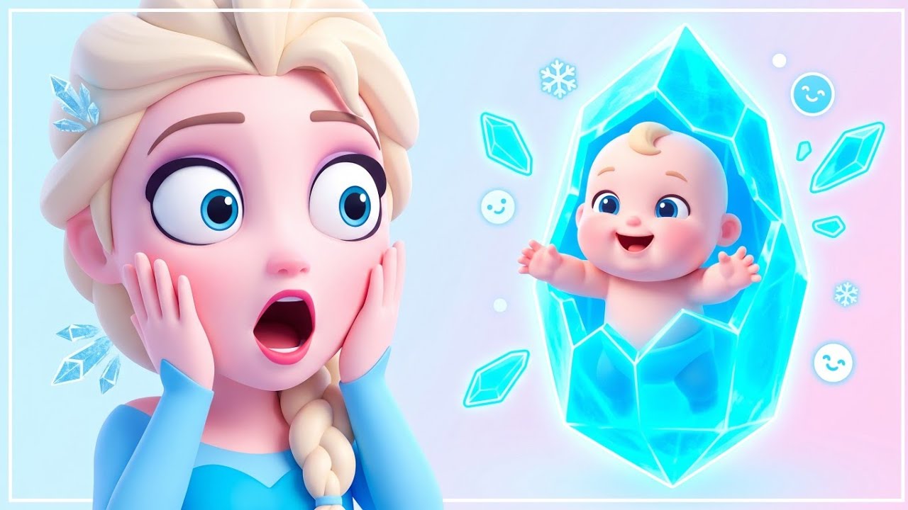 Ice Queen to Mom Queen – Elsa’s Baby Song 👑👶4K