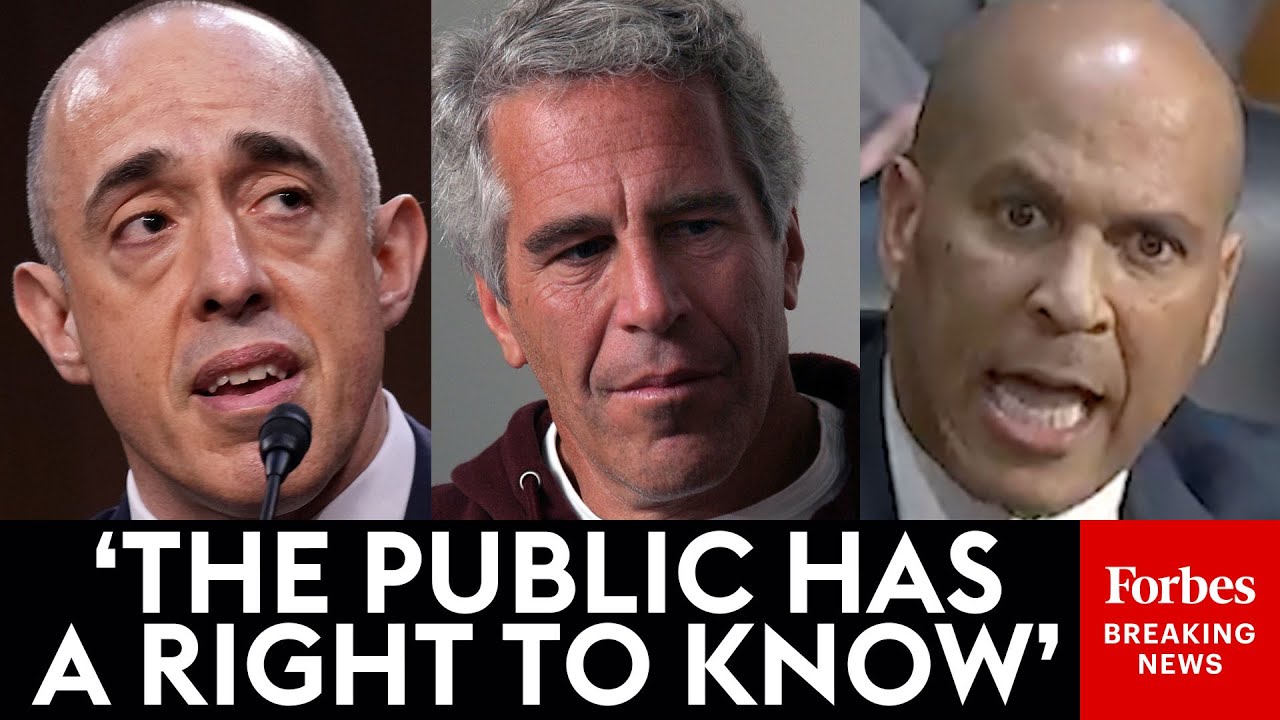 SHOCK CLAIM: Booker Says He Demanded Info From Bove About Role In Handling Epstein Files—Got Nothing