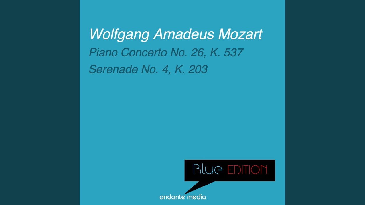 Piano Concerto No. 26 in D Major, Op. 46, K. 537 