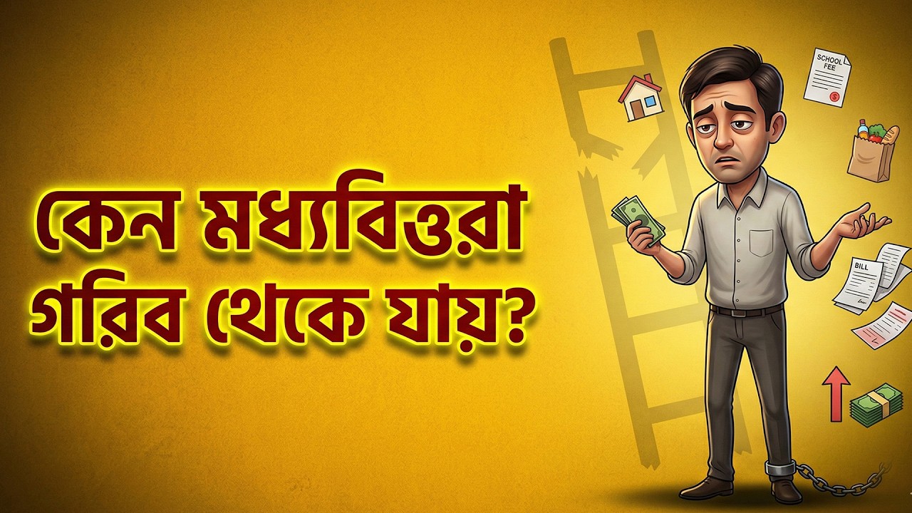 কেন মধ্যবিত্তরা গরিব থেকে যায়? | The Middle Class Trap Explained | Why you are poor