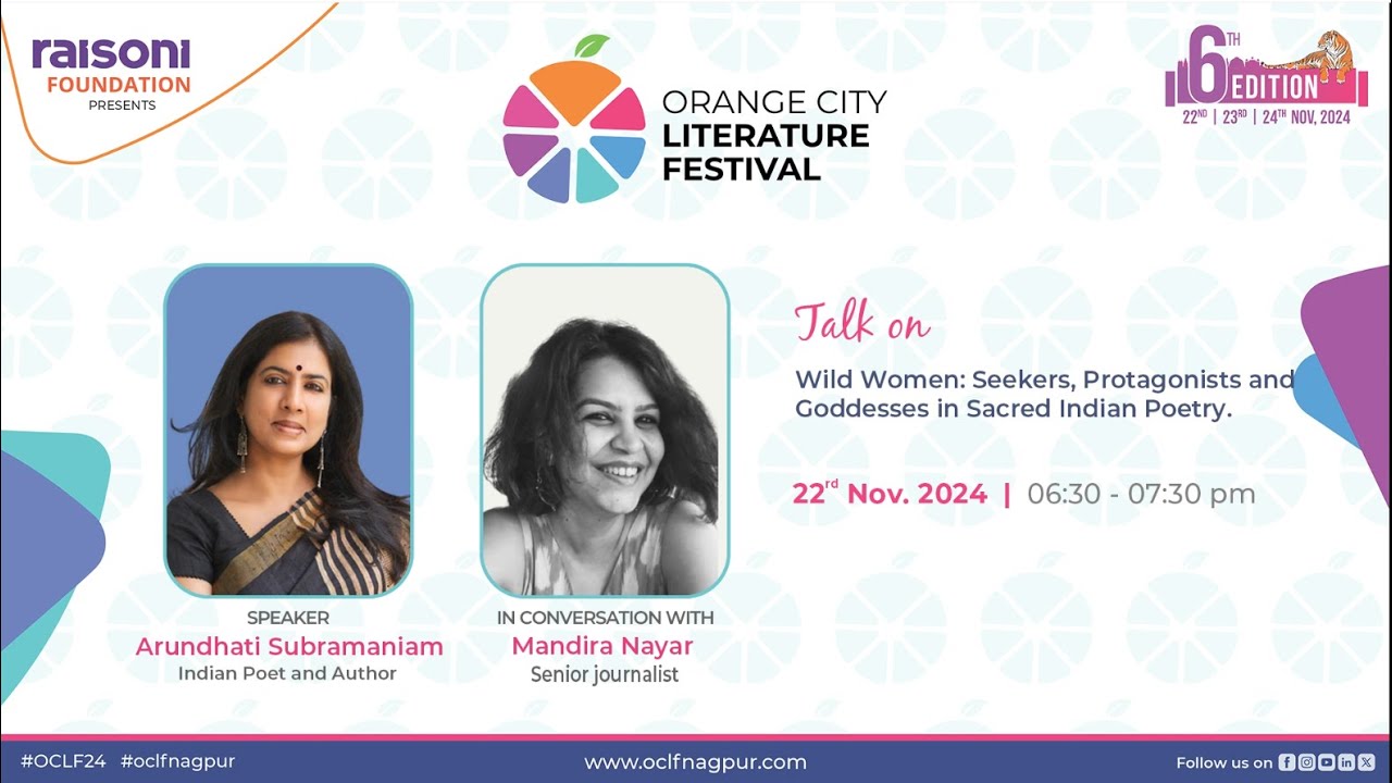 Arundhati Subramaniam in Conversation with Mandira Nayar | OCLF 6th Edition