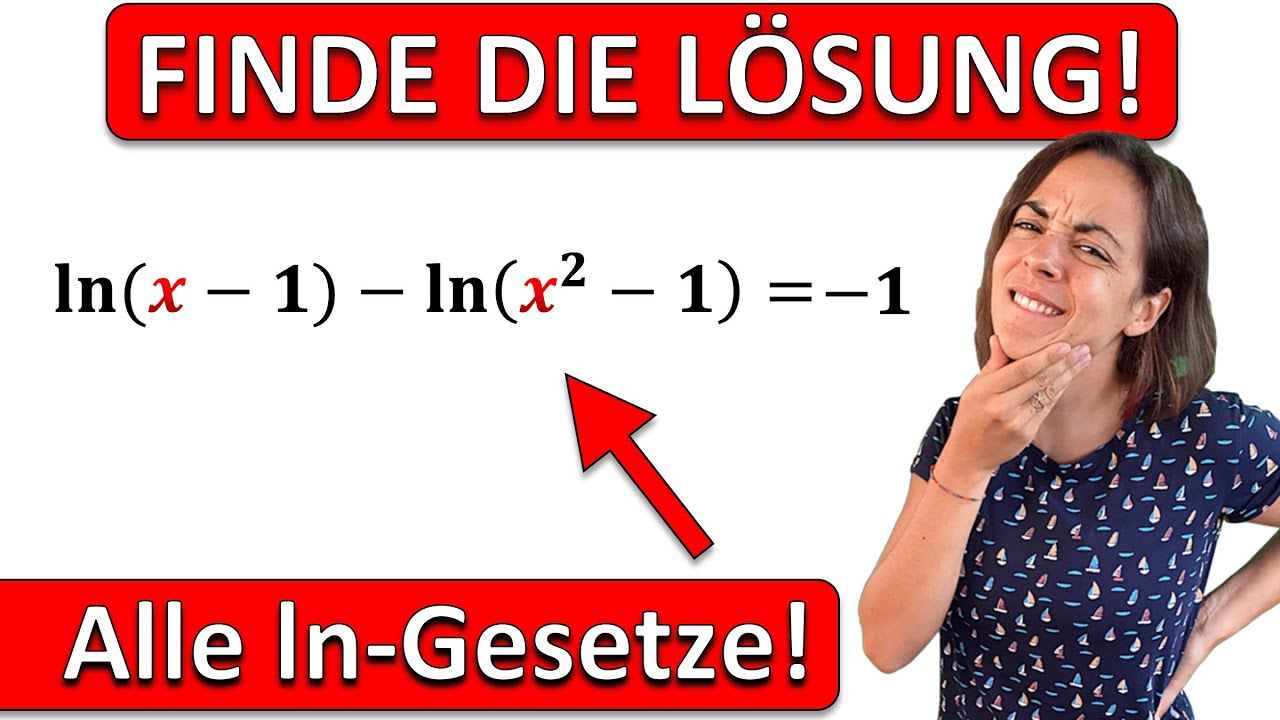 🤯⁉️ SCHAFFST DU ES diese Gleichung zu lösen? | ALLE Logarithmusgesetze in einer Aufgabe!