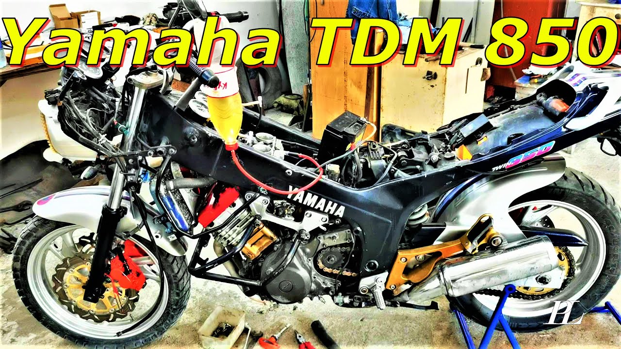 YAMAHA TDM 850 синхронизация карбов